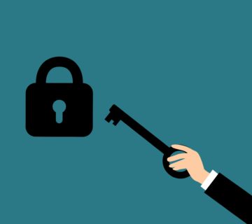 Relacionamento aberto - desenho de uma mão na iminência de abrir o cadeado